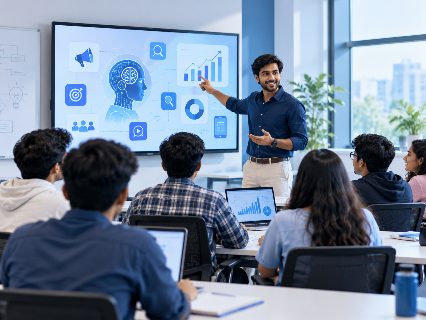 Digital Marketing and AI workshop for college students